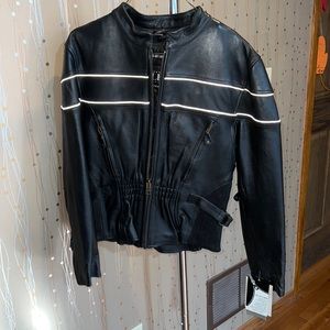 Leather king motorcycle jacket